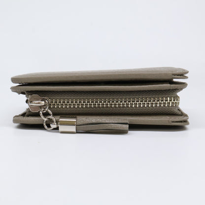 土屋鞄製作所 ツチヤカバン 【新品同様】CU2413GR クラルテ フリンジスモールウォレット 二つ折り財布（小銭入れあり）