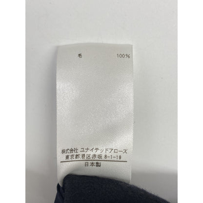 BLAMINK ブラミンク ﾌﾞﾗｯｸ ｳｰﾙ Vﾈｯｸ ﾛﾝｸﾞ ﾜﾝﾋﾟｰｽ ワンピース 38