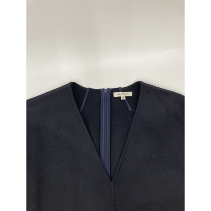 BLAMINK ブラミンク ﾌﾞﾗｯｸ ｳｰﾙ Vﾈｯｸ ﾛﾝｸﾞ ﾜﾝﾋﾟｰｽ ワンピース 38