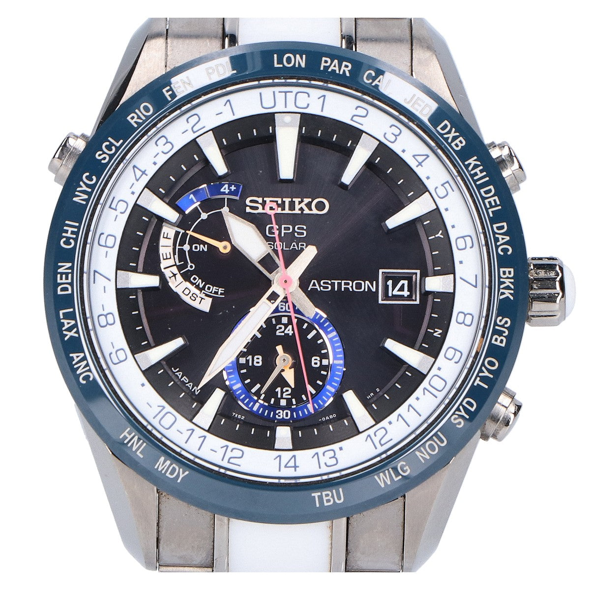 SEIKO セイコー 1200本限定 SBXA029 ASTRON/アストロン 黒文字盤 ブライトチタンxセラミック マリンカラー GPS衛星電波ソーラー 腕時計