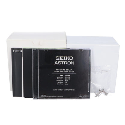 SEIKO セイコー 1200本限定 SBXA029 ASTRON/アストロン 黒文字盤 ブライトチタンxセラミック マリンカラー GPS衛星電波ソーラー 腕時計