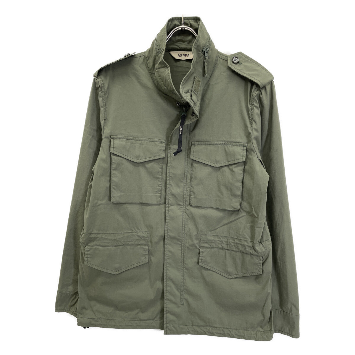 ASPESI アスペジ 9517483-88066 ｶｰｷ ｺｯﾄﾝ×ﾅｲﾛﾝ M-65 ﾌｨｰﾙﾄﾞｼﾞｬｹｯﾄ ジャケット M