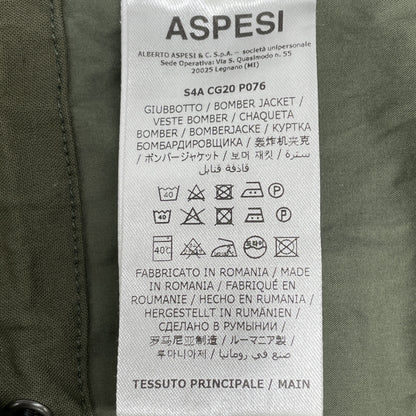 ASPESI アスペジ 9517483-88066 ｶｰｷ ｺｯﾄﾝ×ﾅｲﾛﾝ M-65 ﾌｨｰﾙﾄﾞｼﾞｬｹｯﾄ ジャケット M