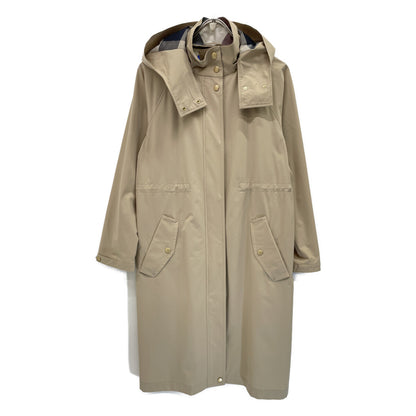 BLUE LABEL CRESTBRIDGE ブルーレーベルクレストブリッジ 美品 ストレッチプルーフクロスロングマウンテンパーカー トップス 36