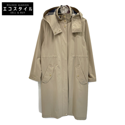 BLUE LABEL CRESTBRIDGE ブルーレーベルクレストブリッジ 美品 ストレッチプルーフクロスロングマウンテンパーカー トップス 36