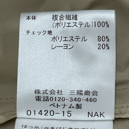 BLUE LABEL CRESTBRIDGE ブルーレーベルクレストブリッジ 美品 ストレッチプルーフクロスロングマウンテンパーカー トップス 36