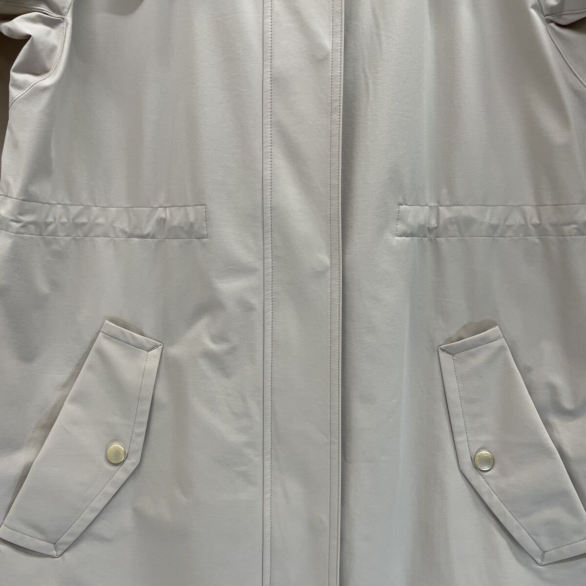 BLUE LABEL CRESTBRIDGE ブルーレーベルクレストブリッジ 美品 ストレッチプルーフクロスロングマウンテンパーカー トップス 36