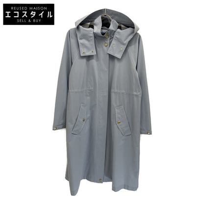 BLUE LABEL CRESTBRIDGE ブルーレーベルクレストブリッジ 美品 ストレッチプルーフクロスロングマウンテンパーカー トップス 36