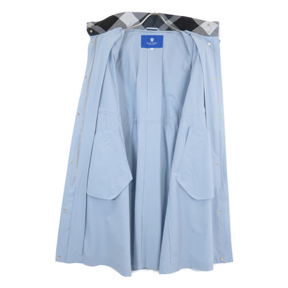 BLUE LABEL CRESTBRIDGE ブルーレーベルクレストブリッジ 美品 ストレッチプルーフクロスロングマウンテンパーカー トップス 36