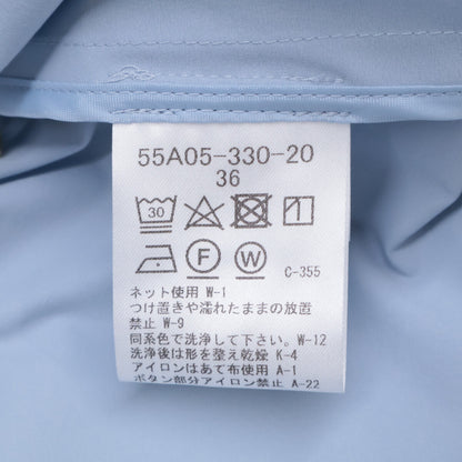 BLUE LABEL CRESTBRIDGE ブルーレーベルクレストブリッジ 美品 ストレッチプルーフクロスロングマウンテンパーカー トップス 36