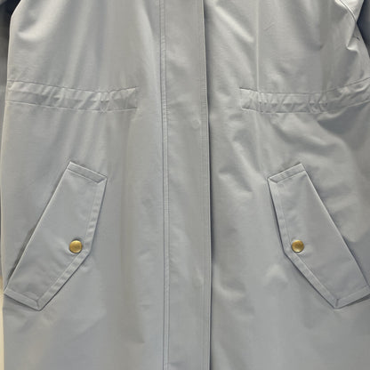 BLUE LABEL CRESTBRIDGE ブルーレーベルクレストブリッジ 美品 ストレッチプルーフクロスロングマウンテンパーカー トップス 36