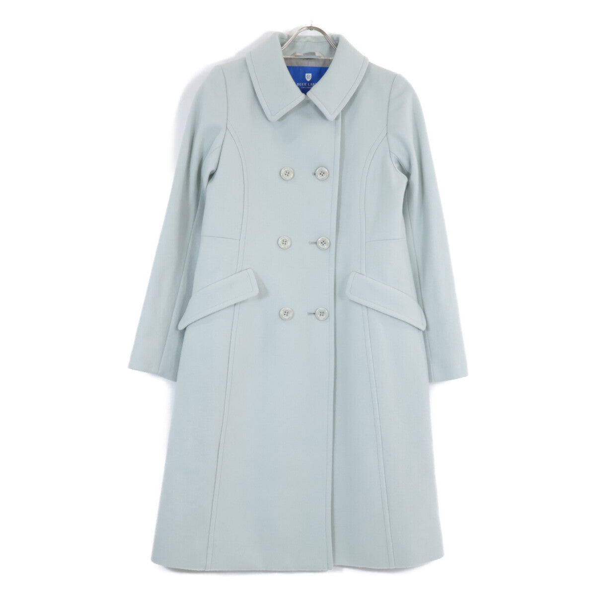 BLUE LABEL CRESTBRIDGE ブルーレーベルクレストブリッジ 美品 23年製 ウールメルトンダブルブレストコート コート 36