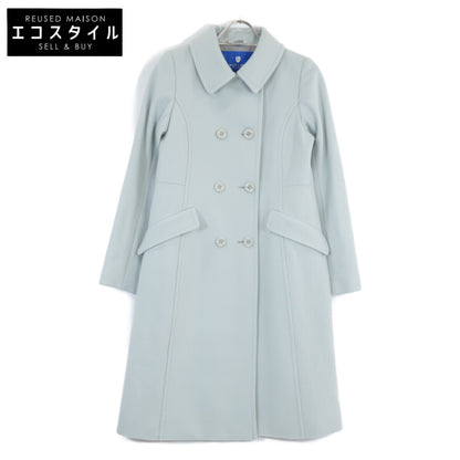 BLUE LABEL CRESTBRIDGE ブルーレーベルクレストブリッジ 美品 23年製 ウールメルトンダブルブレストコート コート 36