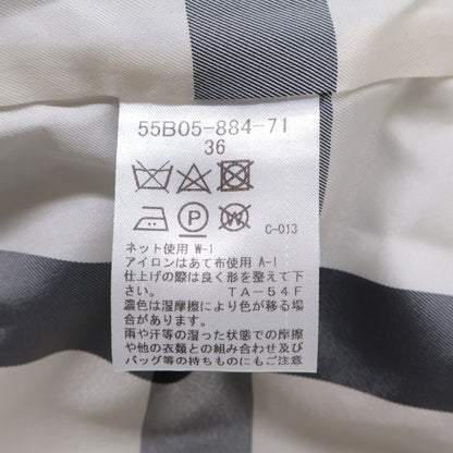 BLUE LABEL CRESTBRIDGE ブルーレーベルクレストブリッジ 美品 23年製 ウールメルトンダブルブレストコート コート 36