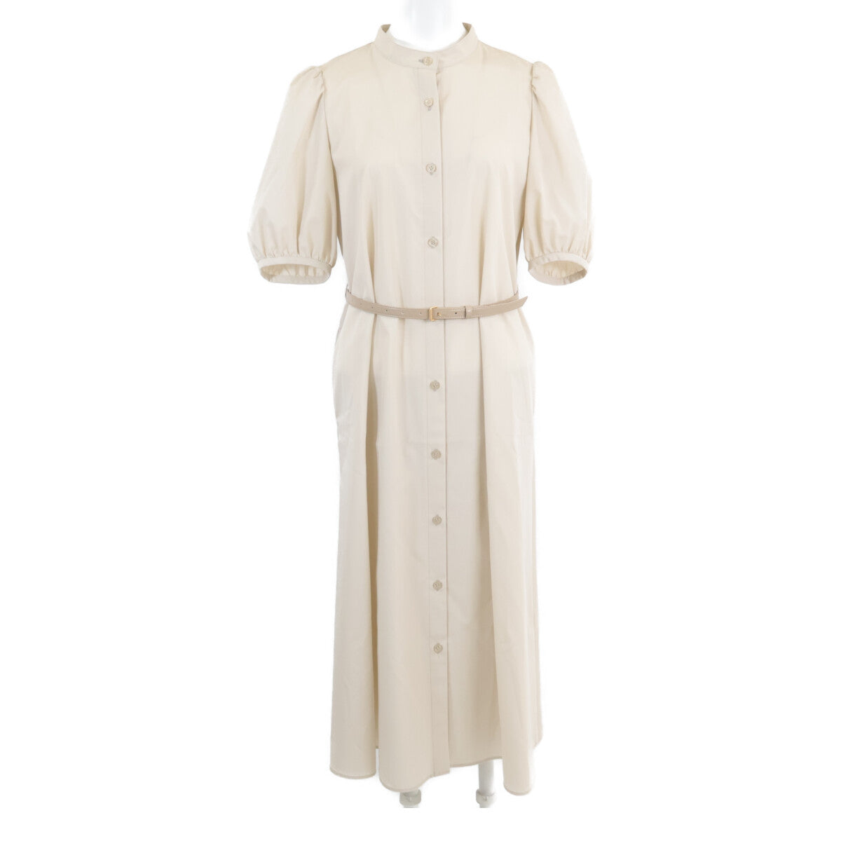 BLUE LABEL CRESTBRIDGE ブルーレーベルクレストブリッジ 美品 24年製 【一部店舗限定】コンパクトブロードドレス ワンピース 36