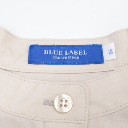 BLUE LABEL CRESTBRIDGE ブルーレーベルクレストブリッジ 美品 24年製 【一部店舗限定】コンパクトブロードドレス ワンピース 36