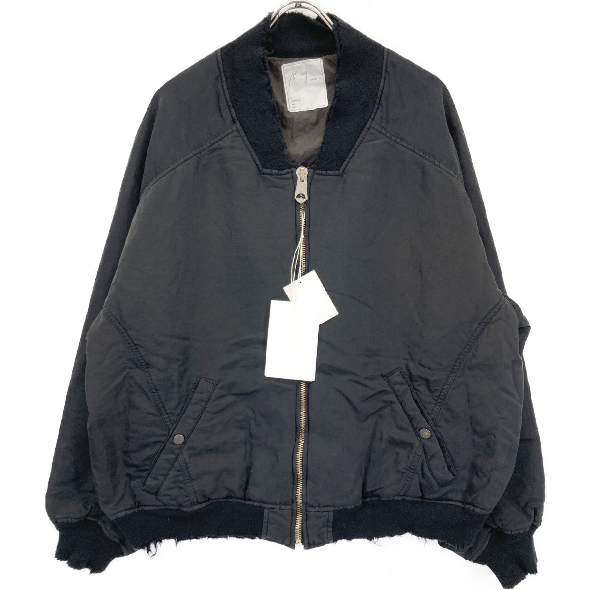 ANCELLM アンセルム 25AW ANC-JK53 ﾌﾞﾗｯｸ FADED BOMBER JACKET/ﾌｪｰﾄﾞﾎﾞﾝﾊﾞｰｼﾞｬｹｯﾄ ジャケット 3