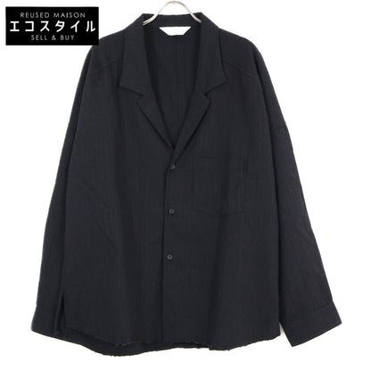 ANCELLM アンセルム 【新品同様/25AW】ANC-SH73-A WASH WOOL TAILORED SHIRT ウォッシュ ウール テーラード シャツ/ トップス 2