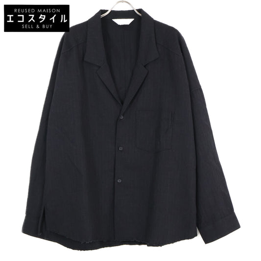 ANCELLM アンセルム 【新品同様/25AW】ANC-SH73-A WASH WOOL TAILORED SHIRT ウォッシュ ウール テーラード シャツ/ トップス 2