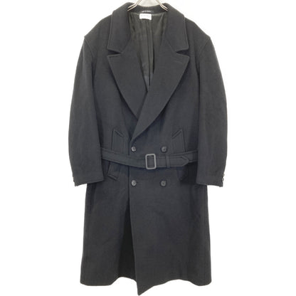 【CLAUDEREYNER PARIS】ﾌﾞﾗｯｸ ｳｰﾙ×ｶｼﾐﾔ ﾍﾞﾙﾃｯﾄﾞﾁｪｽﾀｰｺｰﾄ コート 表記なし