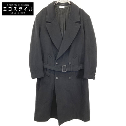 【CLAUDEREYNER PARIS】ﾌﾞﾗｯｸ ｳｰﾙ×ｶｼﾐﾔ ﾍﾞﾙﾃｯﾄﾞﾁｪｽﾀｰｺｰﾄ コート 表記なし