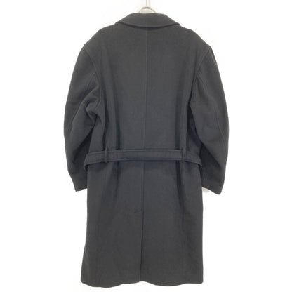 【CLAUDEREYNER PARIS】ﾌﾞﾗｯｸ ｳｰﾙ×ｶｼﾐﾔ ﾍﾞﾙﾃｯﾄﾞﾁｪｽﾀｰｺｰﾄ コート 表記なし