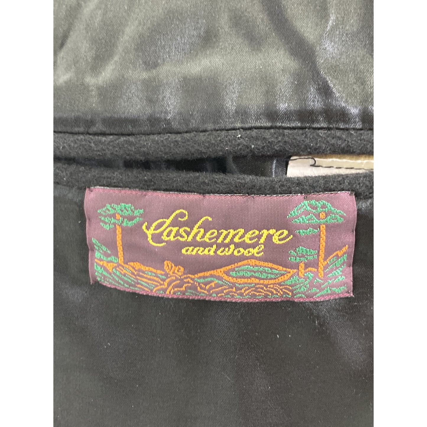 【CLAUDEREYNER PARIS】ﾌﾞﾗｯｸ ｳｰﾙ×ｶｼﾐﾔ ﾍﾞﾙﾃｯﾄﾞﾁｪｽﾀｰｺｰﾄ コート 表記なし