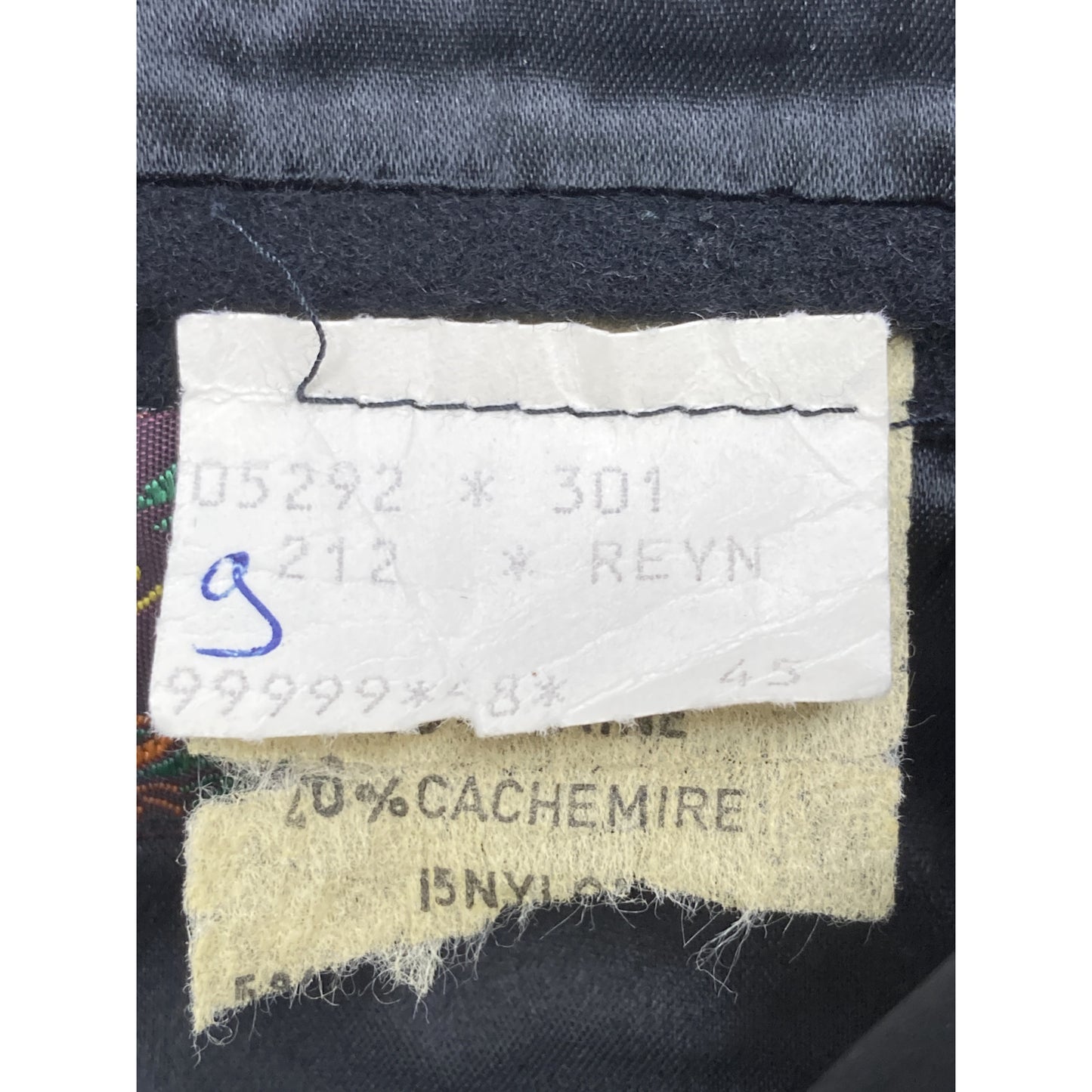 【CLAUDEREYNER PARIS】ﾌﾞﾗｯｸ ｳｰﾙ×ｶｼﾐﾔ ﾍﾞﾙﾃｯﾄﾞﾁｪｽﾀｰｺｰﾄ コート 表記なし