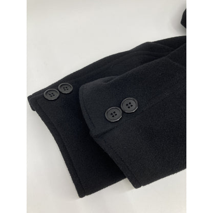 【CLAUDEREYNER PARIS】ﾌﾞﾗｯｸ ｳｰﾙ×ｶｼﾐﾔ ﾍﾞﾙﾃｯﾄﾞﾁｪｽﾀｰｺｰﾄ コート 表記なし