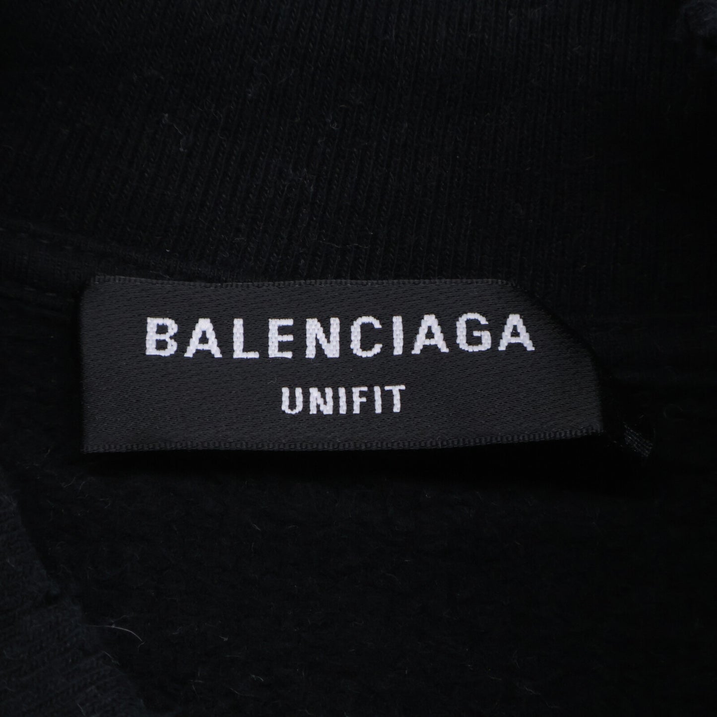 BALENCIAGA バレンシアガ 【国内正規】652981 UNIFIT FREEワッペン ダメージ加工 モックネック スウェットシャツ/ トップス XXS