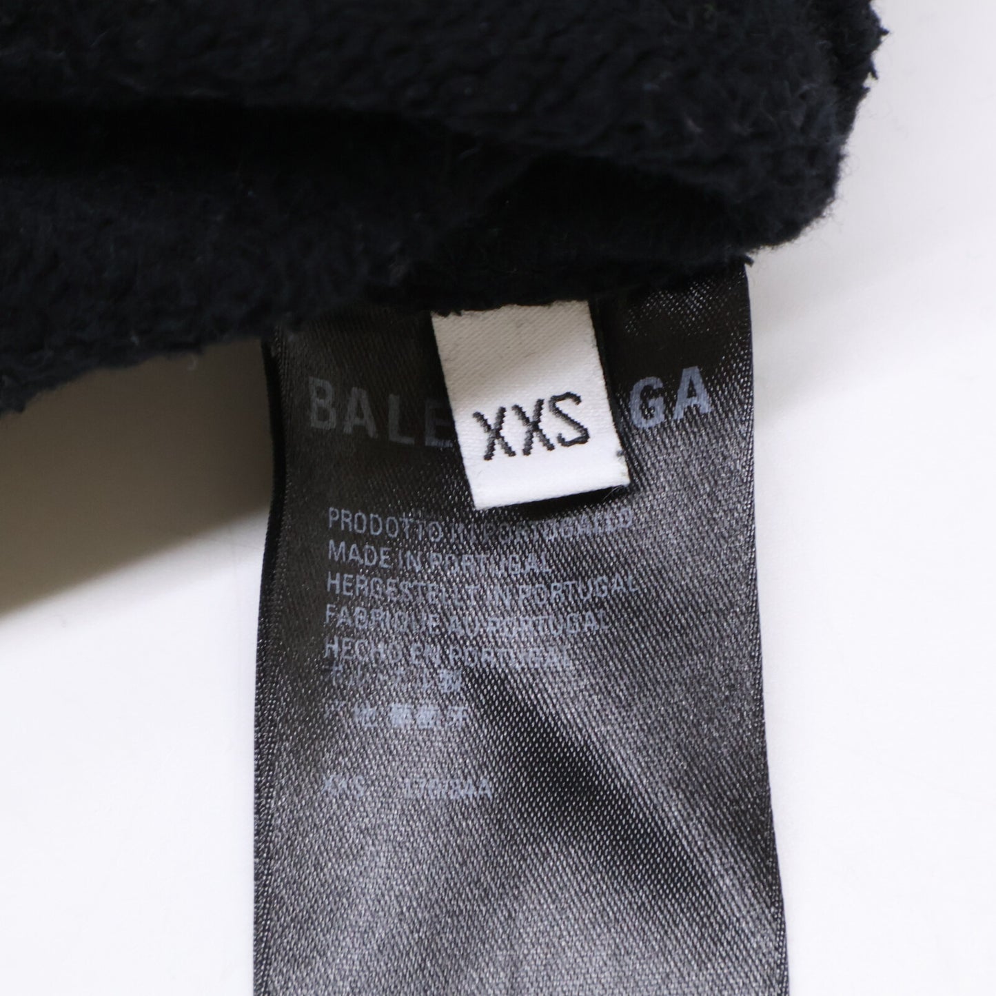 BALENCIAGA バレンシアガ 【国内正規】652981 UNIFIT FREEワッペン ダメージ加工 モックネック スウェットシャツ/ トップス XXS