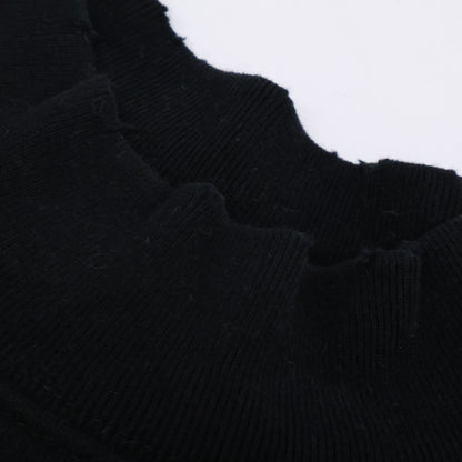 BALENCIAGA バレンシアガ 【国内正規】652981 UNIFIT FREEワッペン ダメージ加工 モックネック スウェットシャツ/ トップス XXS