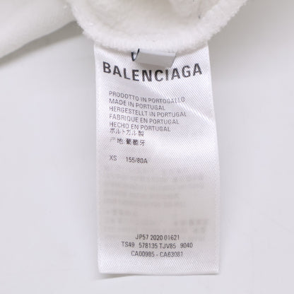 BALENCIAGA バレンシアガ 【国内正規】578135 BBロゴ刺繍 プルオーバー 裏起毛パーカー/ トップス XS