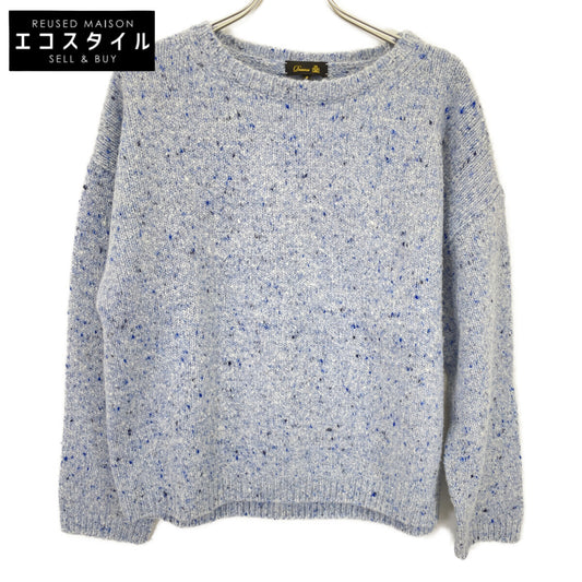 DRAWER ドゥロワー ﾌﾞﾙｰ ｳｰﾙｶｼﾐﾔ 3Gﾗﾒｸﾙｰﾈｯｸﾆｯﾄ トップス 2