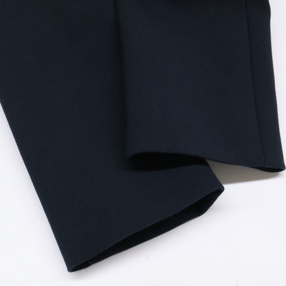 YOKOCHAN ヨーコチャン 【美品】YCJ-121-071 パール付 ノーカラー ショート ジャケット 36