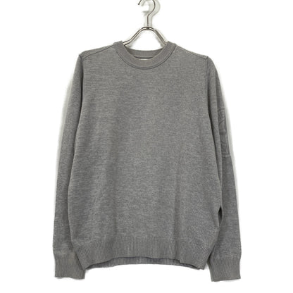 STONE ISLAND ストーンアイランド ｸﾞﾚｰ ｱｰﾑﾛｺﾞ ﾛﾝｸﾞｽﾘｰﾌﾞ ﾆｯﾄ トップス L