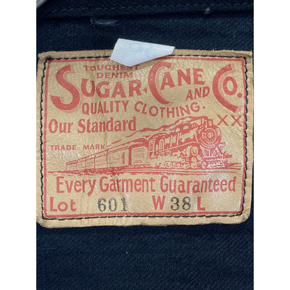 SUGAR CANE シュガーケーン SC14601 ﾌﾞﾗｯｸ 601 1953ﾓﾃﾞﾙ ﾃﾞﾆﾑｼﾞｬｹｯﾄ ジャケット Ｗ38