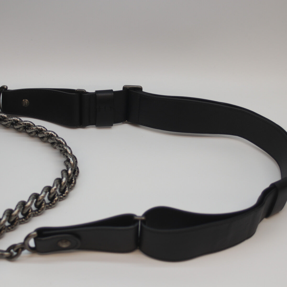 CHANEL シャネル 16番台 ﾌﾞﾗｯｸ×ｱﾝﾃｨｰｸｼﾙﾊﾞｰ ｳﾞｨﾝﾃｰｼﾞｶｰﾌ ｺｺﾌﾟﾘｰﾂ2WAYﾎｰﾎﾞｰﾊﾞｯｸﾞ ショルダーバッグ