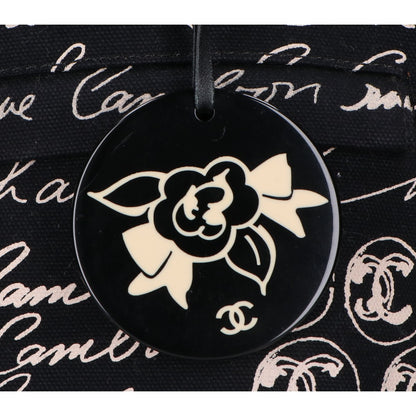 CHANEL シャネル 10番台 カメリアロゴ ココマークチャーム ドローストリング 巾着 トートバッグ