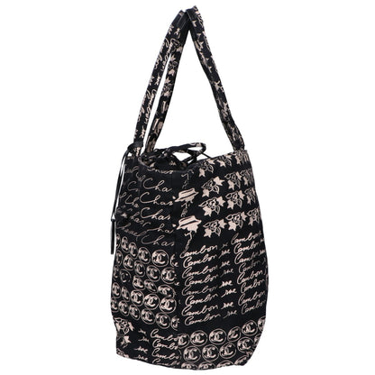 CHANEL シャネル 10番台 カメリアロゴ ココマークチャーム ドローストリング 巾着 トートバッグ