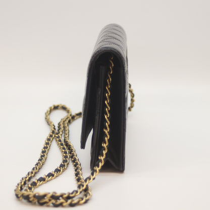 CHANEL シャネル 20番台 ﾏﾄﾗｯｾ ﾌﾞﾗｯｸ ｴｲｼﾞﾄﾞｶｰﾌ G金具 2.55ﾁｪｰﾝｼｮﾙﾀﾞｰｳｫﾚｯﾄ ショルダーバッグ