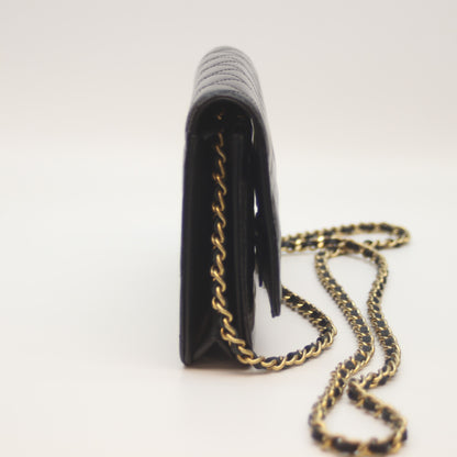 CHANEL シャネル 20番台 ﾏﾄﾗｯｾ ﾌﾞﾗｯｸ ｴｲｼﾞﾄﾞｶｰﾌ G金具 2.55ﾁｪｰﾝｼｮﾙﾀﾞｰｳｫﾚｯﾄ ショルダーバッグ