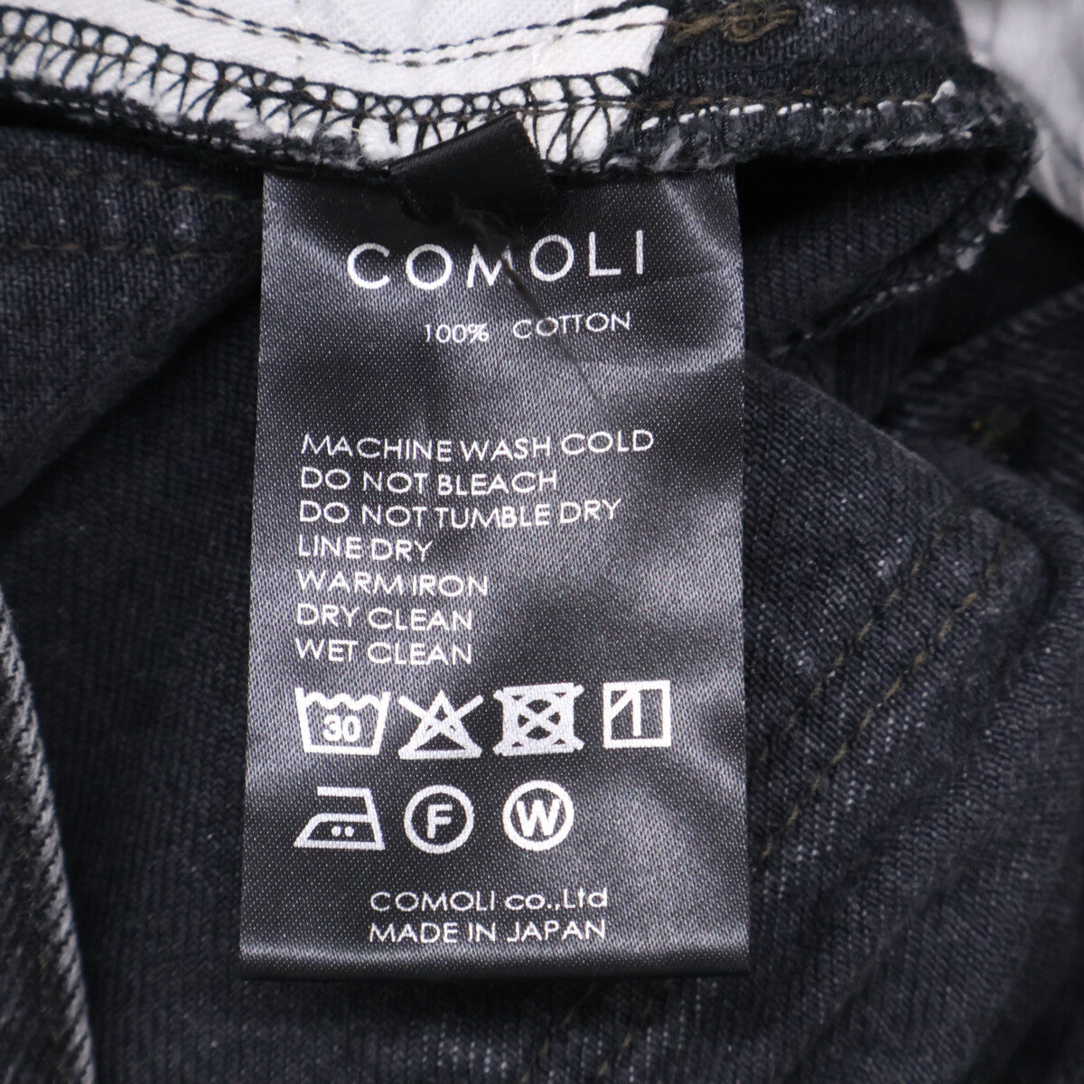 COMOLI コモリ 【美品/25AW】C03-03003 デニム 5Pパンツ/ ボトムス 1