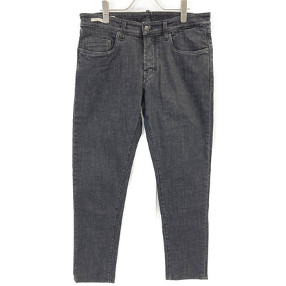 YCHAI イカイ YPU001 PANATELA ﾀﾞｰｸｸﾞﾚｰ ﾜﾝｳｫｯｼｭｺｯﾄﾝ ｽﾄﾚｯﾁﾃﾞﾆﾑﾊﾟﾝﾂ ボトムス 33