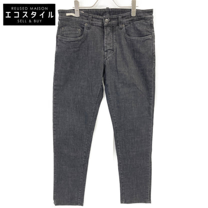 YCHAI イカイ YPU001 PANATELA ﾀﾞｰｸｸﾞﾚｰ ﾜﾝｳｫｯｼｭｺｯﾄﾝ ｽﾄﾚｯﾁﾃﾞﾆﾑﾊﾟﾝﾂ ボトムス 33