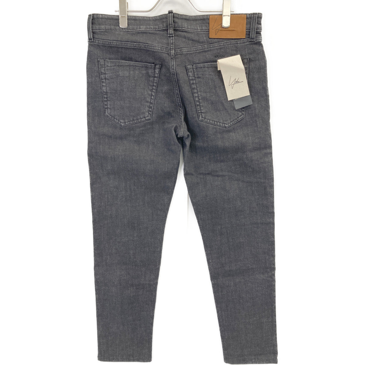 YCHAI イカイ YPU001 PANATELA ﾀﾞｰｸｸﾞﾚｰ ﾜﾝｳｫｯｼｭｺｯﾄﾝ ｽﾄﾚｯﾁﾃﾞﾆﾑﾊﾟﾝﾂ ボトムス 33