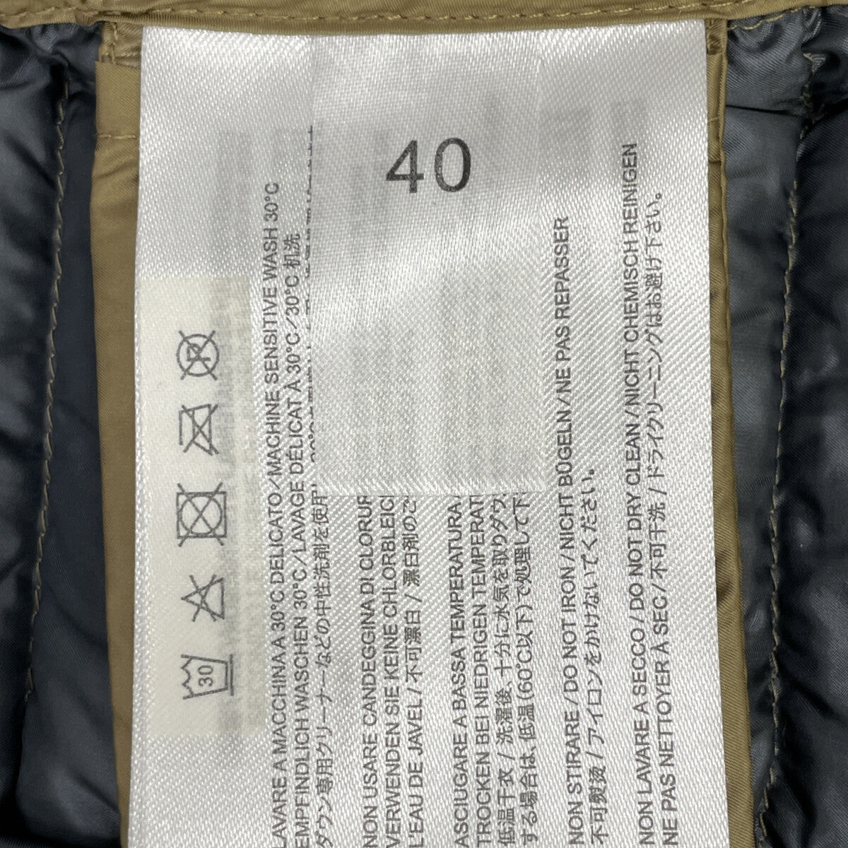 CAPE HORN ケープホーン 12550 STELLA/ｽﾃﾗ ｺﾞｰﾙﾄﾞﾌﾞﾗｳﾝ ﾅｲﾛﾝ ﾌｰﾃﾞｯﾄﾞｼｮｰﾄﾀﾞｳﾝｼﾞｬｹｯﾄ ジャケット 40