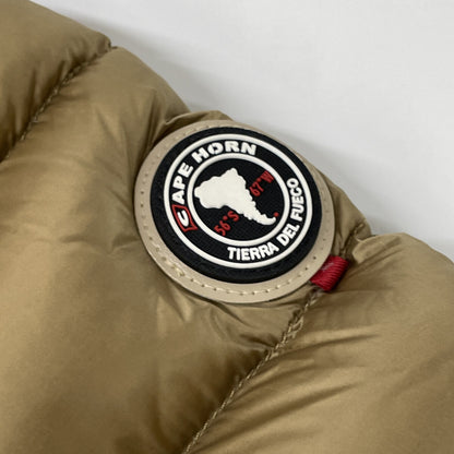 CAPE HORN ケープホーン 12550 STELLA/ｽﾃﾗ ｺﾞｰﾙﾄﾞﾌﾞﾗｳﾝ ﾅｲﾛﾝ ﾌｰﾃﾞｯﾄﾞｼｮｰﾄﾀﾞｳﾝｼﾞｬｹｯﾄ ジャケット 40