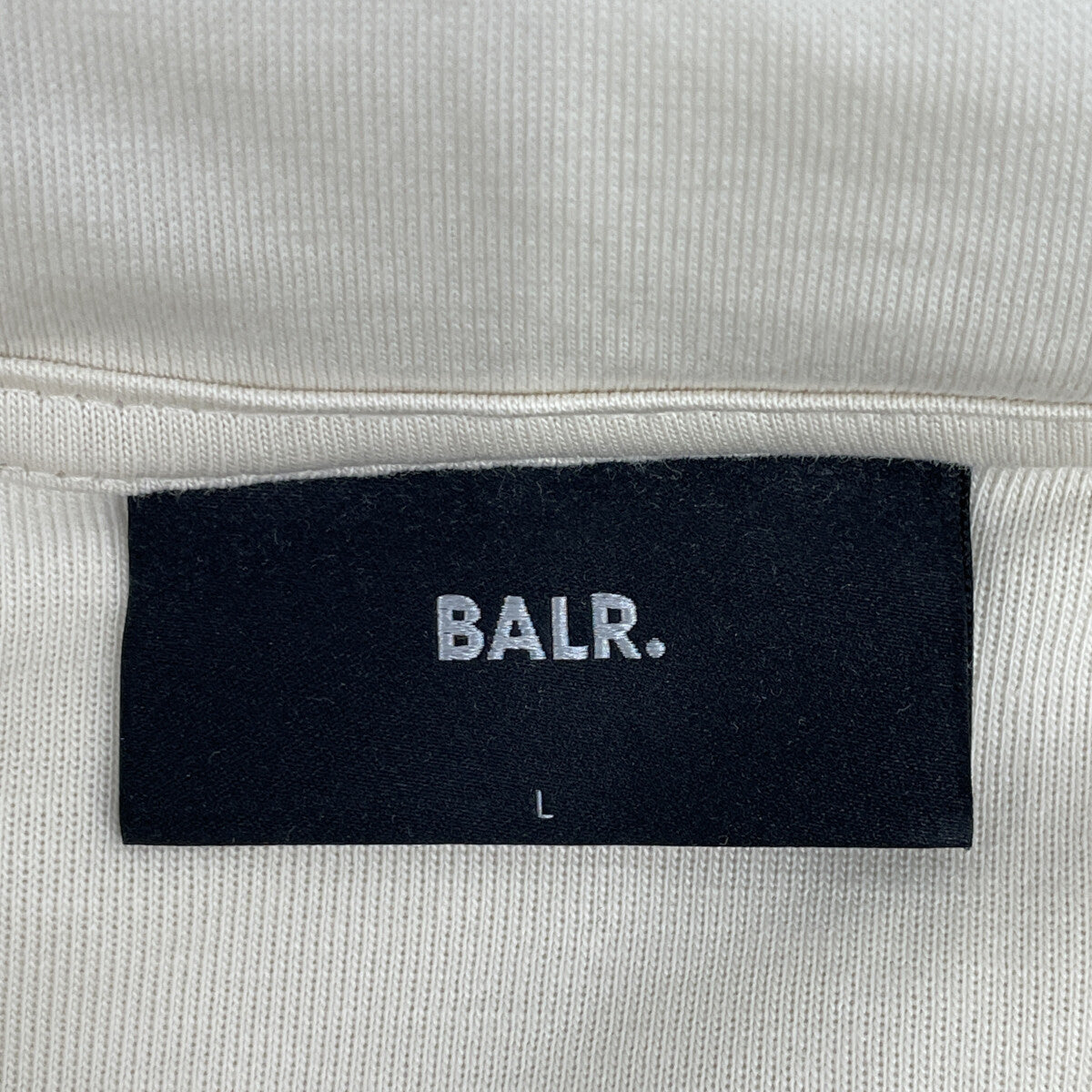 BALR. ボーラー B1261.1151 ﾍﾞｰｼﾞｭ ｺｯﾄﾝ混 ﾒﾀﾙﾛｺﾞ Q Series Hoodie トップス L