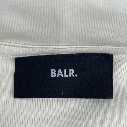 BALR. ボーラー B1261.1151 ﾍﾞｰｼﾞｭ ｺｯﾄﾝ混 ﾒﾀﾙﾛｺﾞ Q Series Hoodie トップス L
